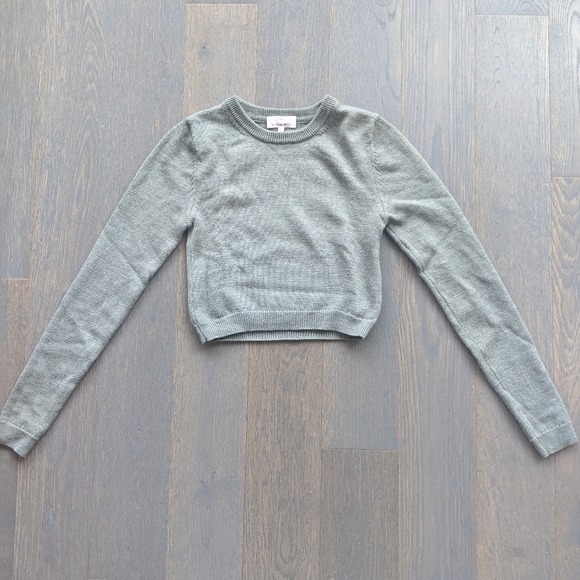 Aritzia Sunday Best Crew-neck Crop Sweater